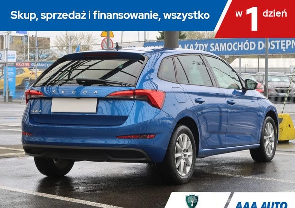 Skoda Scala cena 61000 przebieg: 129702, rok produkcji 2019 z Marki małe 92